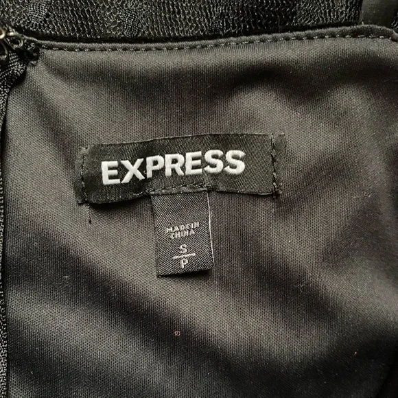 Express Y2k Velvet/Tulle Whimsigoth Babydoll Fairy Midi Mesh Dress Size S Gothic - Picture 8 of 9